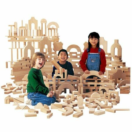 JONTI-CRAFT Baltic Birch 0262JC Children's Junior 220-Piece Hardwood Unit Block Set 5310262